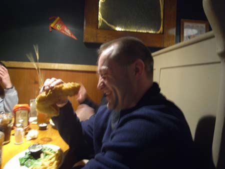 Joe eats