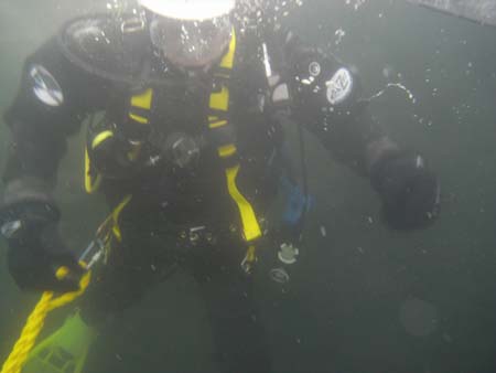 Joe under the ice